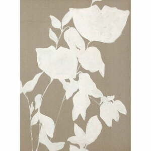 Ręcznie malowany obraz 90x120 cm Fortuna White – Malerifabrikken obraz