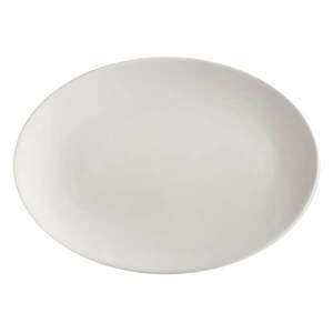 Biały porcelanowy talerz Maxwell & Williams Basic, 35x25 cm obraz
