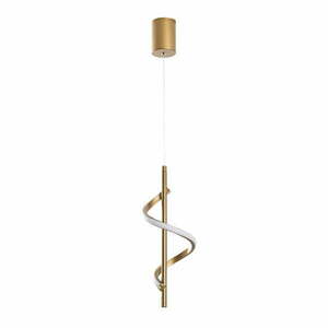 Lampa wisząca LED w kolorze złota ø 16 cm Likma – Opviq lights obraz