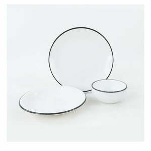 12-częściowy zestaw bílého ceramicznych naczyń My Ceramic Simply obraz