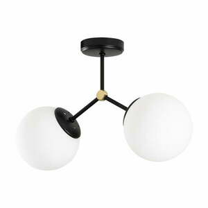 Czarno-biała lampa sufitowa Opviq lights Damar obraz