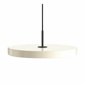 Kremowa lampa wisząca LED z metalowym kloszem ø 43 cm Asteria Medium – UMAGE obraz