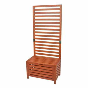 Brązowa drewniana ławka ogrodowa Concord – Garden Pleasure obraz