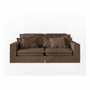 Ciemnobrązowa sofa 236 cm Nora – Ropez obraz
