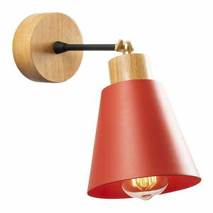 Czerwono-naturalny kinkiet ø 14 cm Manavgat – Opviq lights obraz