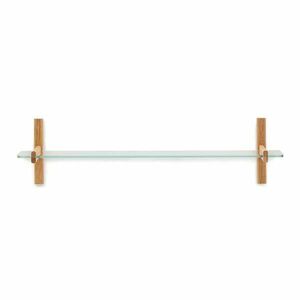 Szklany modułowy system półek w naturalnym kolorze 110x28x30, 5 cm Sitra – Kave Home obraz