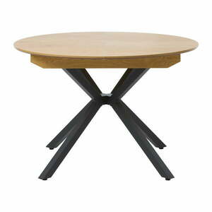 Okrągły rozkładany stół z dodatkowym blatem ø 120 cm Cesura – Unique Furniture obraz