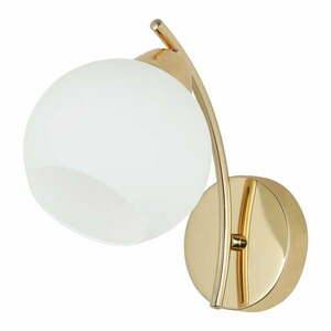 Kinkiet w biało-złotym kolorze Amos – Candellux Lighting obraz
