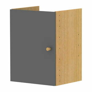Szary element regału modułowego 33x43, 5 cm Z Cube – Tenzo obraz