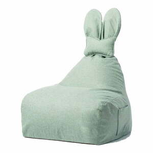 Zielony worek do siedzenia dla dzieci The Brooklyn Kids Funny Bunny obraz
