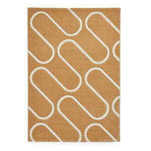 Dywan w kolorze ochry 80x150 cm Linear Curve – Catherine Lansfield obraz
