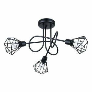 Czarna lampa sufitowa ø 10 cm Varpu – Nice Lamps obraz