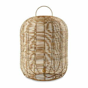 Wiklinowa lampa stołowa Nkuku Noko, wys. 65 cm obraz