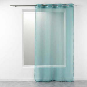 Turkusowa firanka 140x240 cm Telma – douceur d'intérieur obraz