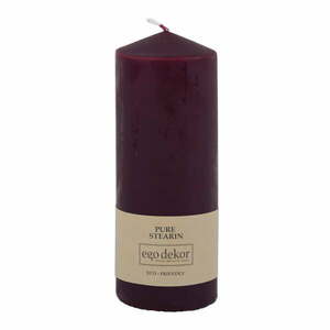 Bordowa świeczka Eco candles by Ego dekor Top, 50 h obraz