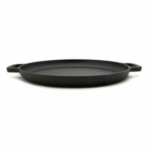 Czarna patelnia na grill z żelaza Cattara Litina, 35x32 cm obraz