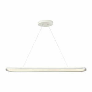 Biała lampa wisząca SULION Scale, wys. 120 cm obraz