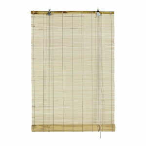 Bambusowa roleta w naturalnym kolorze 90x240 cm – Gardinia obraz