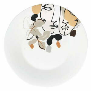 Ceramiczny talerz do serwowania VDE Tivoli 1996 Face to Grey, ø 35 cm obraz