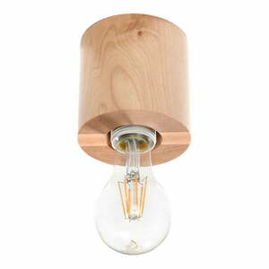 Drewniana lampa sufitowa Nice Lamps Elia obraz