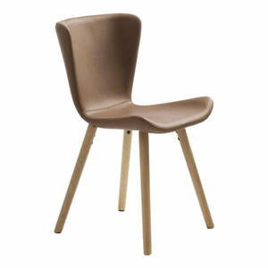 Koniakowe krzesło z imitacji skóry Teslin – Unique Furniture obraz