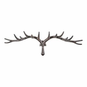 Brązowy metalowy wieszak ścienny – Esschert Design obraz