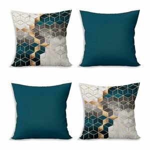 Poszewki na poduszki zestaw 4 szt. 43x43 cm – Minimalist Cushion Covers obraz