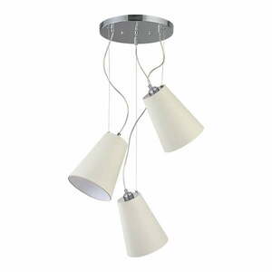 Kremowa lampa wisząca ø 46 cm Kasel – GTV obraz