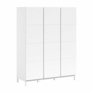 Biała szafa dziecięca 149x196x58 cm Eva – Vipack obraz