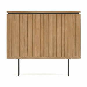 Zagłówek z litego drewna mango w naturalnym kolorze 110x95 cm Licia – Kave Home obraz