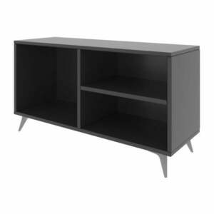 Antracytowa szafka pod TV 100x54 cm Zisino – Kalune Design obraz