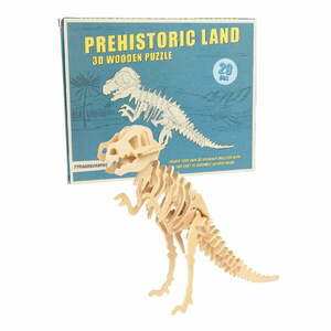 Drewniane 3D puzzle dinozaur Rex London Tyrannosaurus obraz