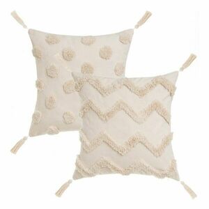 Poduszki dekoracyjne zestaw 2 szt. 45x45 cm Natural – Casa Selección obraz