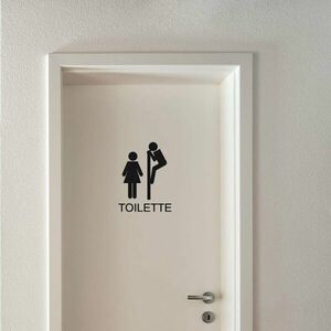 Naklejka Fanastick Toilettes Funny obraz