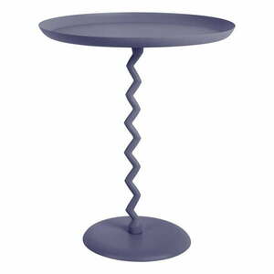 Metalowy okrągły stolik ø 44 cm Zig Zag – Leitmotiv obraz