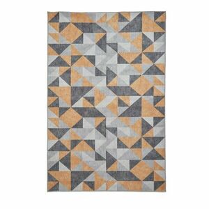 Szaro-żółty dywan odpowiedni do prania 122x170 cm Coral Yellow&Grey – Think Rugs obraz