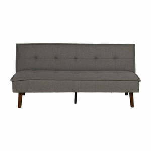 Szara rozkładana sofa z tkaniny szenilowej 181 cm – Ixia obraz