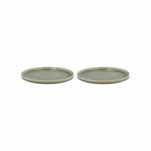 Zielone porcelanowe talerzyki deserowe zestaw 2 szt. ø 20, 8 cm Fjord – Villa Collection obraz