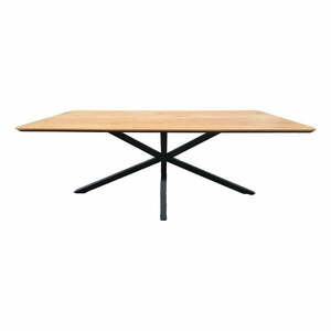 Stół z blatem w dekorze dębu 100x200 cm Cesura – Unique Furniture obraz