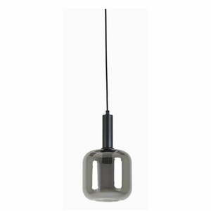 Szara lampa sufitowa z szklanym kloszem ø 16 cm Lekar – Light & Living obraz