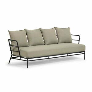 Beżowa sofa ogrodowa z metalową konstrukcją Kave Home Mareluz obraz