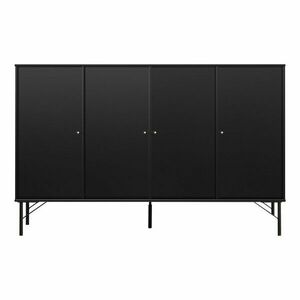 Komoda czarna Hammel Mistral Kubus, 136 x 89 cm obraz