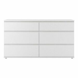 Biała niska komoda 153x84 cm Nova – Tvilum obraz