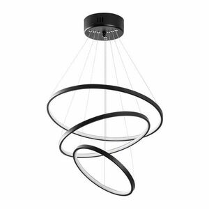 Czarna lampa wisząca ø 50 cm Tel – Opviq lights obraz