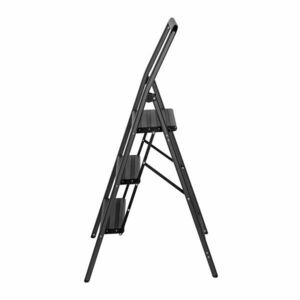 Szara drabinka Wenko Compact, wys. 114, 5 cm obraz