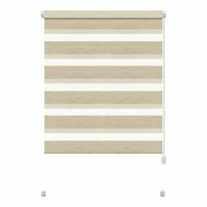Kremowa roleta dzień i noc 80x150 cm Zebra Natur – Gardinia obraz