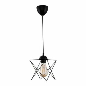 Czarna lampa wisząca – Opviq lights obraz