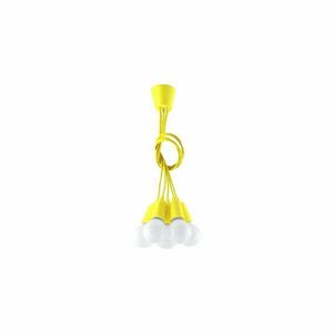 Żółta lampa wisząca ø 25 cm Rene – Nice Lamps obraz