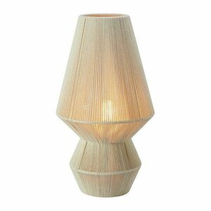 Lampa stołowa w naturalnym kolorze z tekstylnym kloszem (wysokość 54 cm) Razzo – Markslöjd obraz