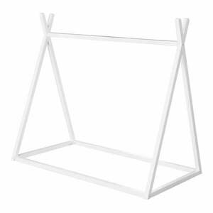 Białe łóżko dziecięce w kształcie domku 70x140 cm Montessori – Roba obraz